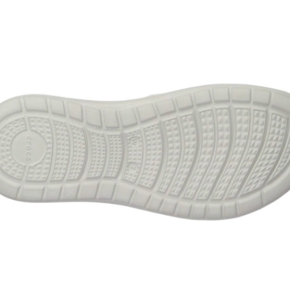 Crocs Women's Reviva Slide Sandal ~ Pearl White / Ice Blue ~ Size 10 & 11 ~ NEW - Picture 7 of 14